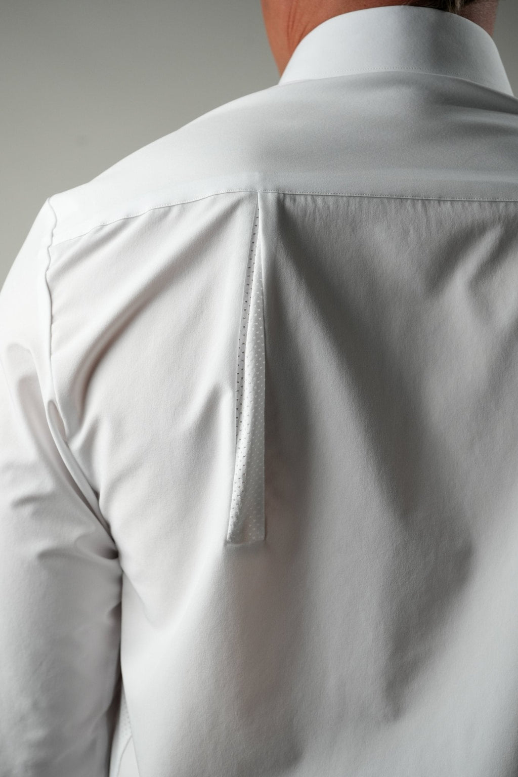 Breathable White Long Sleeve Dress Shirt