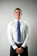 Breathable White Long Sleeve Dress Shirt